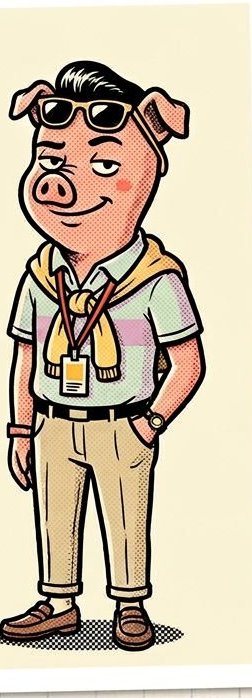 El hermano señorito con polo pastel y jersey a los hombros