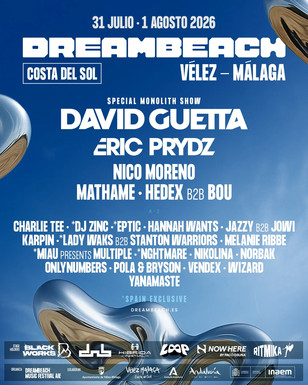 Dreambeach Costa del Sol 2026