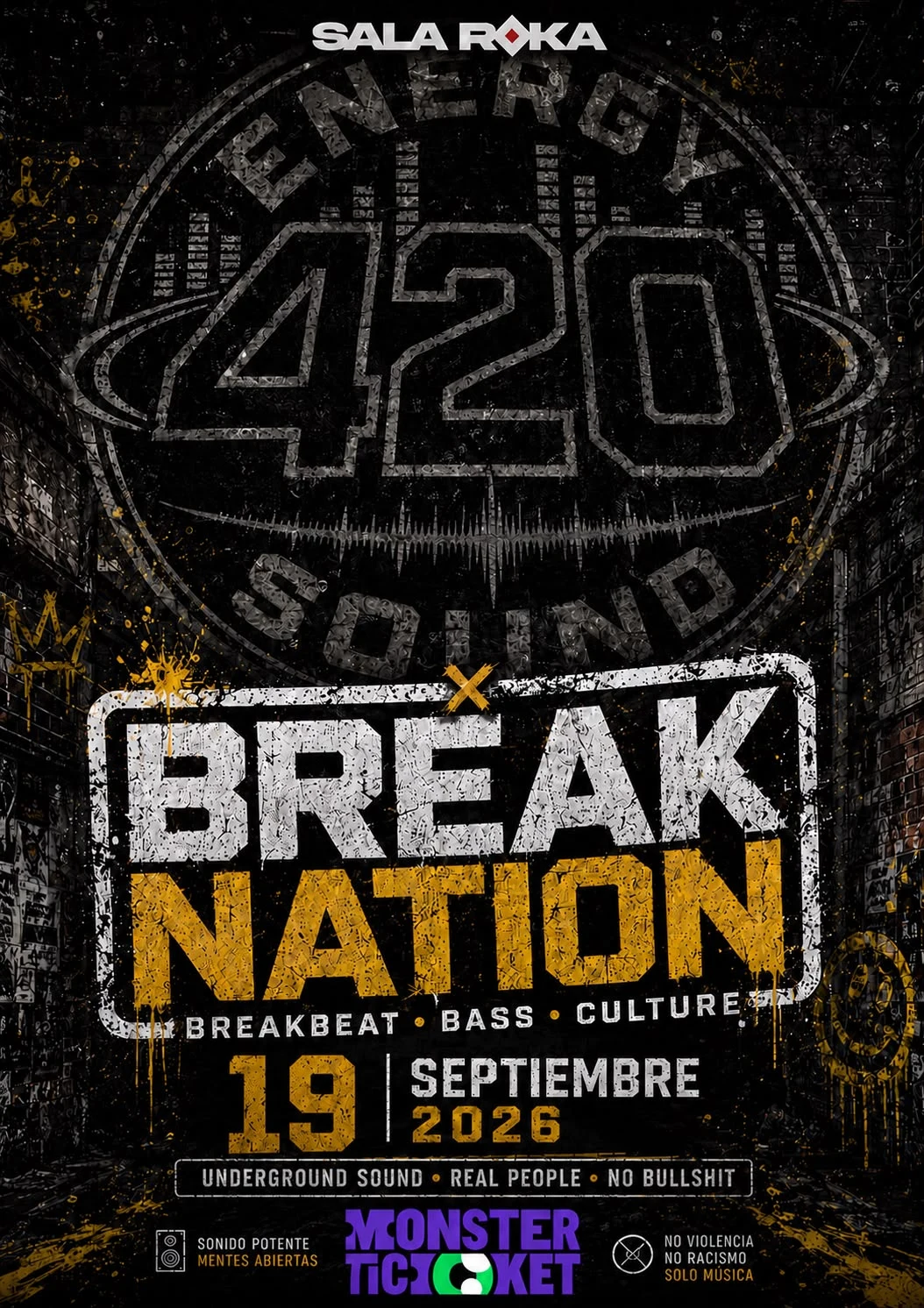 Break Nation by 420 Sound poster · Málaga · 19 Sept 2026