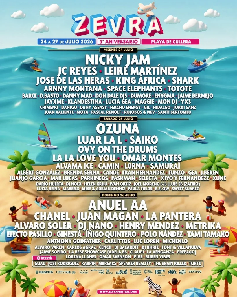 BreakB Takeover — Zevra Festival (Cullera) poster · Cullera · 26 Jul 2026