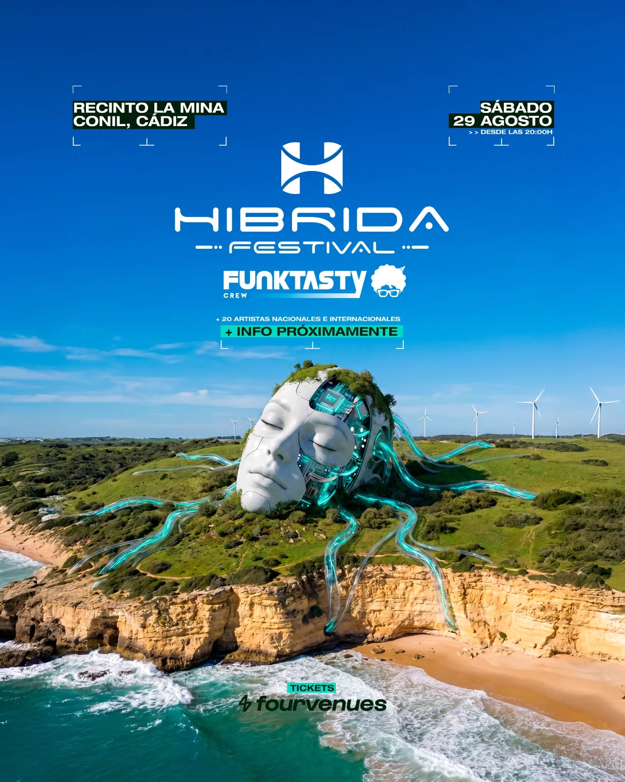 Híbrida Fest feat. Funktasty — Conil (29 agosto 2026) poster · Conil de la Frontera · 29 Aug 2026