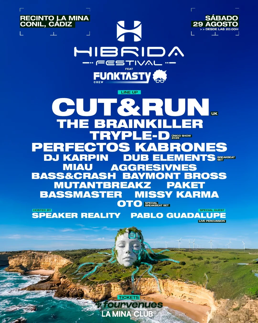 Híbrida Festival feat. Funktasty — Conil (29 agosto 2026)